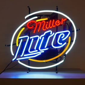 Original Miller Lite Neon Bar Sign
