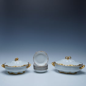10pc Racine Bavaria Porcelain Serving Set