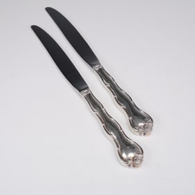 2pc Gorham Rondo Sterling Silver Place Knives