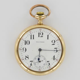 American Waltham Watch Co. 16S LS Riverside Gold Filled Pocket Watch