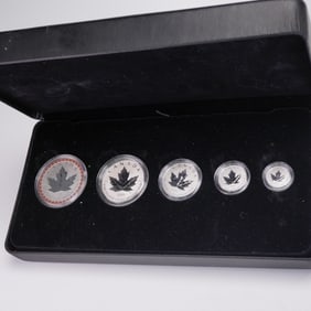 2023 Royal Canadian Mint 35th Anniversary 5 Coins Fine Silver Fractional Se