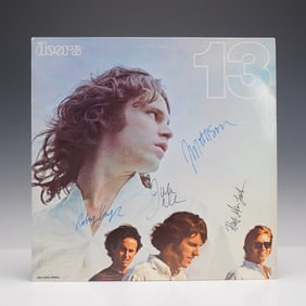 Autographed The Doors Vinyl Record, 13 Album