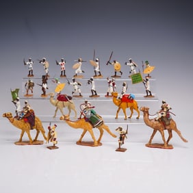 37pc El Templario Toy Soldiers Mahdist Warrior Figure Set