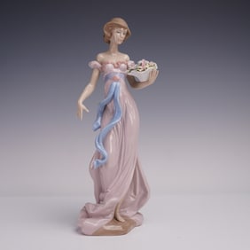 Lladro Porcelain Figurine, Spring Flirtation 1006365