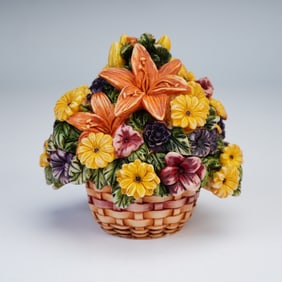 Harmony Ball Covered Box Figurine, First Halloween