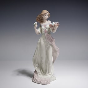 Lladro Porcelain Figurine Autumn Romance 06576