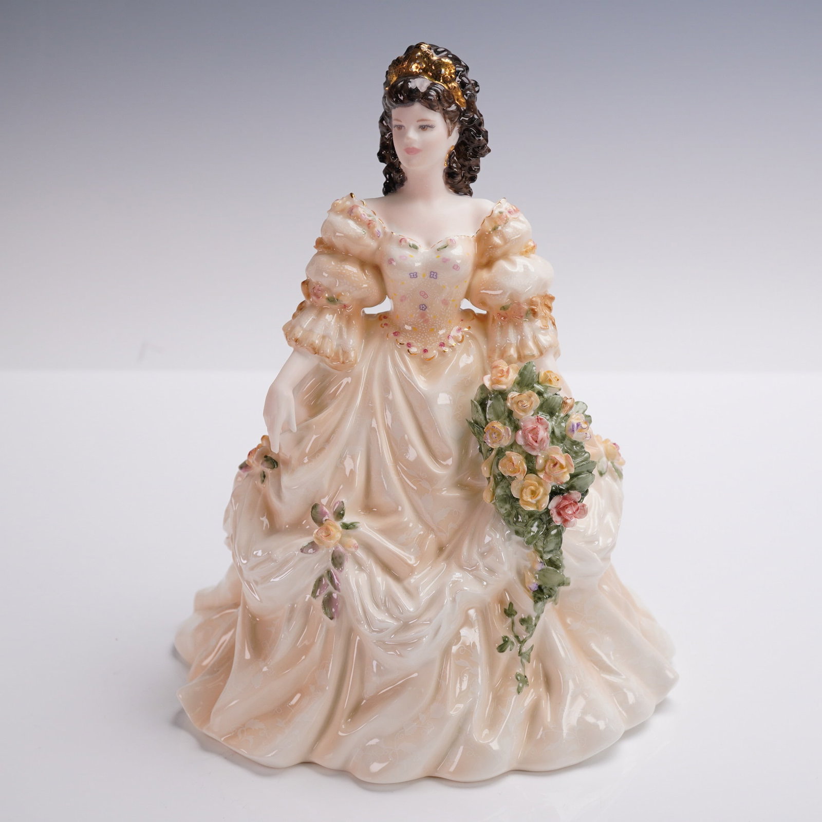 Coalport Figurine, My Divine Arabella - Basia Zarzycka Collection, Ltd. Ed.: A limited edition Coalport bone china figurine titled My Divine Arabella from the Basia Zarzycka Collection. Modelled by Jack Glynn and designed by Basia Zarzycka, this hand-decorated piece is number 