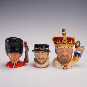 3pc Royal Doulton Small and Mini Character Jugs