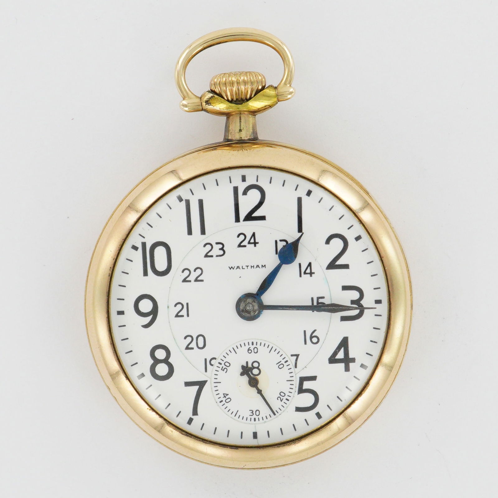 American Waltham Watch Co. Vanguard Railroad Grade Gold Filled Pocket Watch