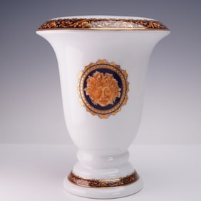 Limoges Porcelain Vase, Bacchus