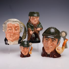 4pc Royal Doulton Character Jugs