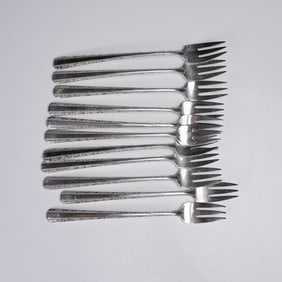 11pc Towle Sterling Silver Candlelight Cocktail Forks