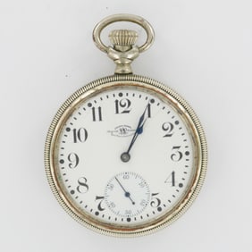 Ball Watch Co. Official RR Standard 16S LS Silveroid Loaner Pocket Watch