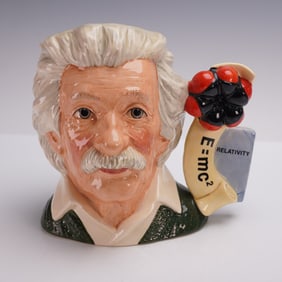 Royal Doulton Large Character Jug, Albert Einstein D7023