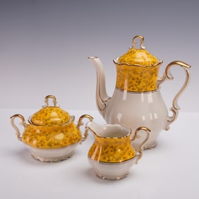 5pc Lindner Porcelain Coffee Service