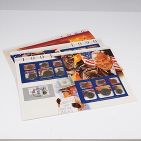 3pc 1989-1991 U.S. Uncirculated Coin Sets Collection