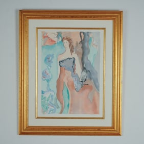 Jane Bazinet, Limited Edition Lithograph on Paper, Serene Muse, Signed