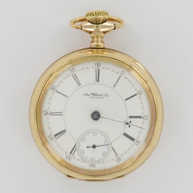 American Waltham Watch Co. Crescent St. LS OF Gold Filled Pocket Watch