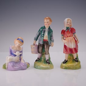 3pc Royal Doulton Figurines, HN2049, HN2061, HN2060