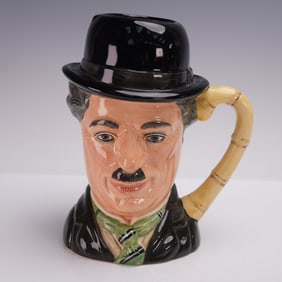 Royal Doulton Large Character Jug, Charlie Chaplin D6949
