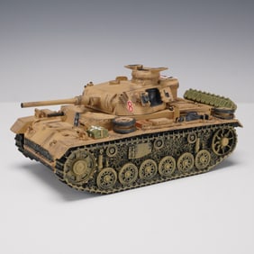 King & Country Panzer III, Desert Camo Tank Model