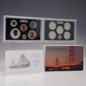 2018-S United States Mint Silver Reverse Proof Set
