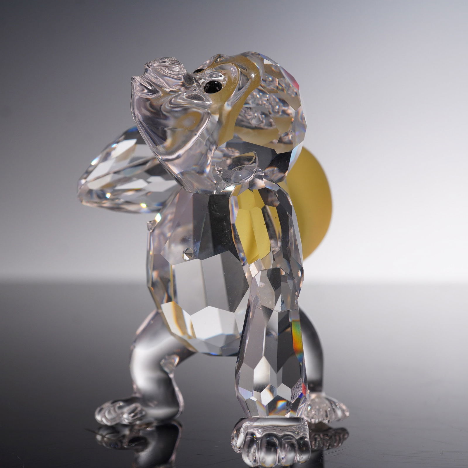 Swarovski Crystal Figurine Gorilla Young 273394 (1 of 7)