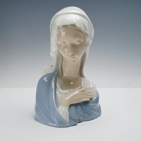Lladro Porcelain Figurine, Madonna Head 1004649