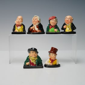 6pc Royal Doulton Charles Dickens Miniature Figurines