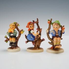 3pc Goebel Hummel Apple Tree Figurines