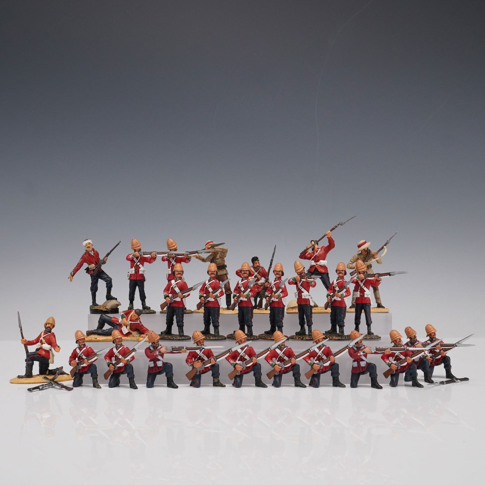Frontline Conte 29pc Anglo Zulu War Lead Toy Soldiers (1 of 6)