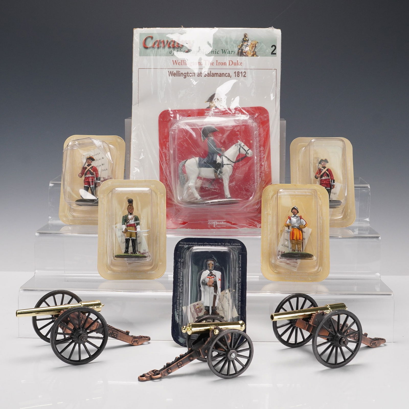 10pc Del Prado and Altaya Historical Military Figures with Cannons (1 of 7)