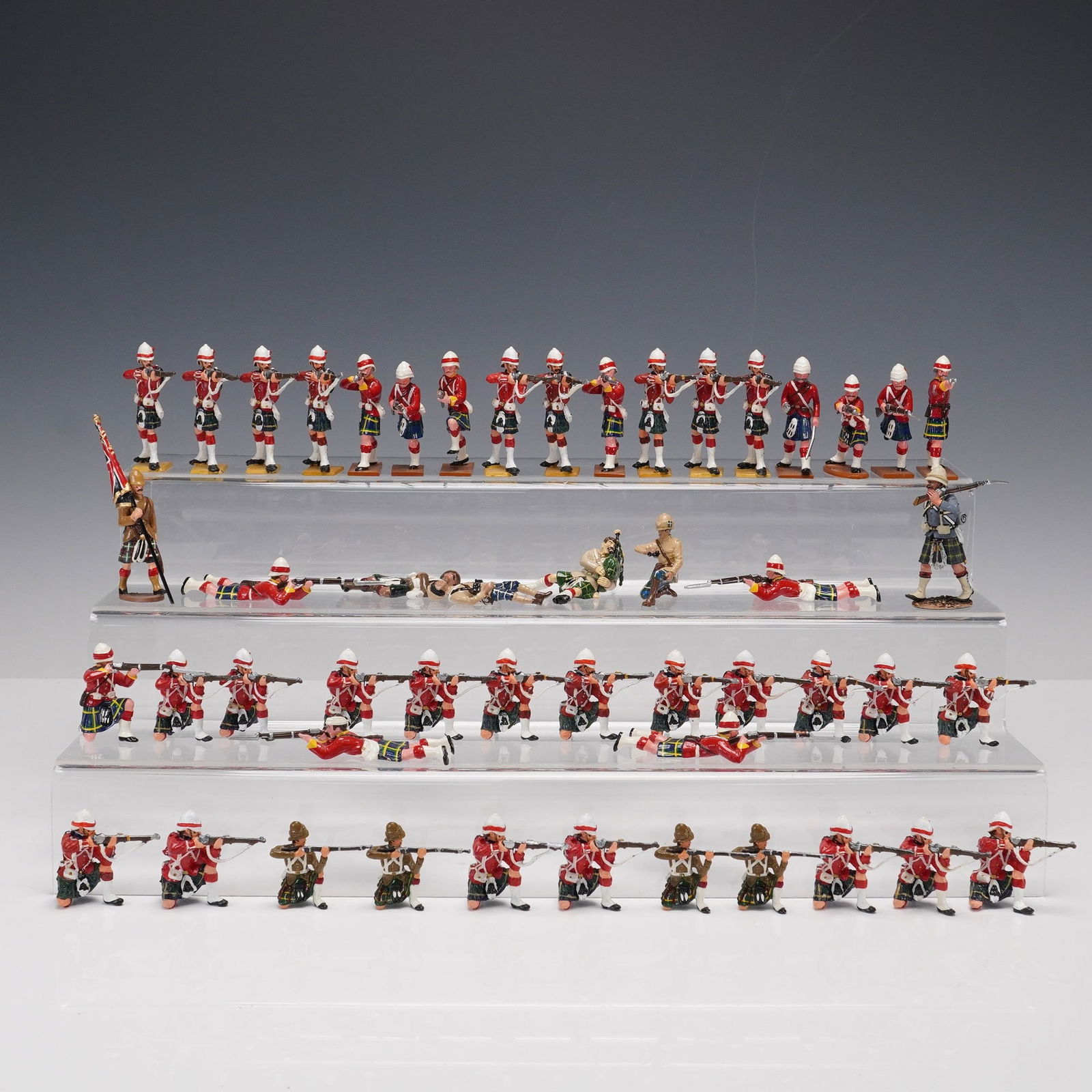 50pc Lot of Victorian Highlander Toy Soldiers by K&C, JJ Designs, TM, & ET (1 of 7)