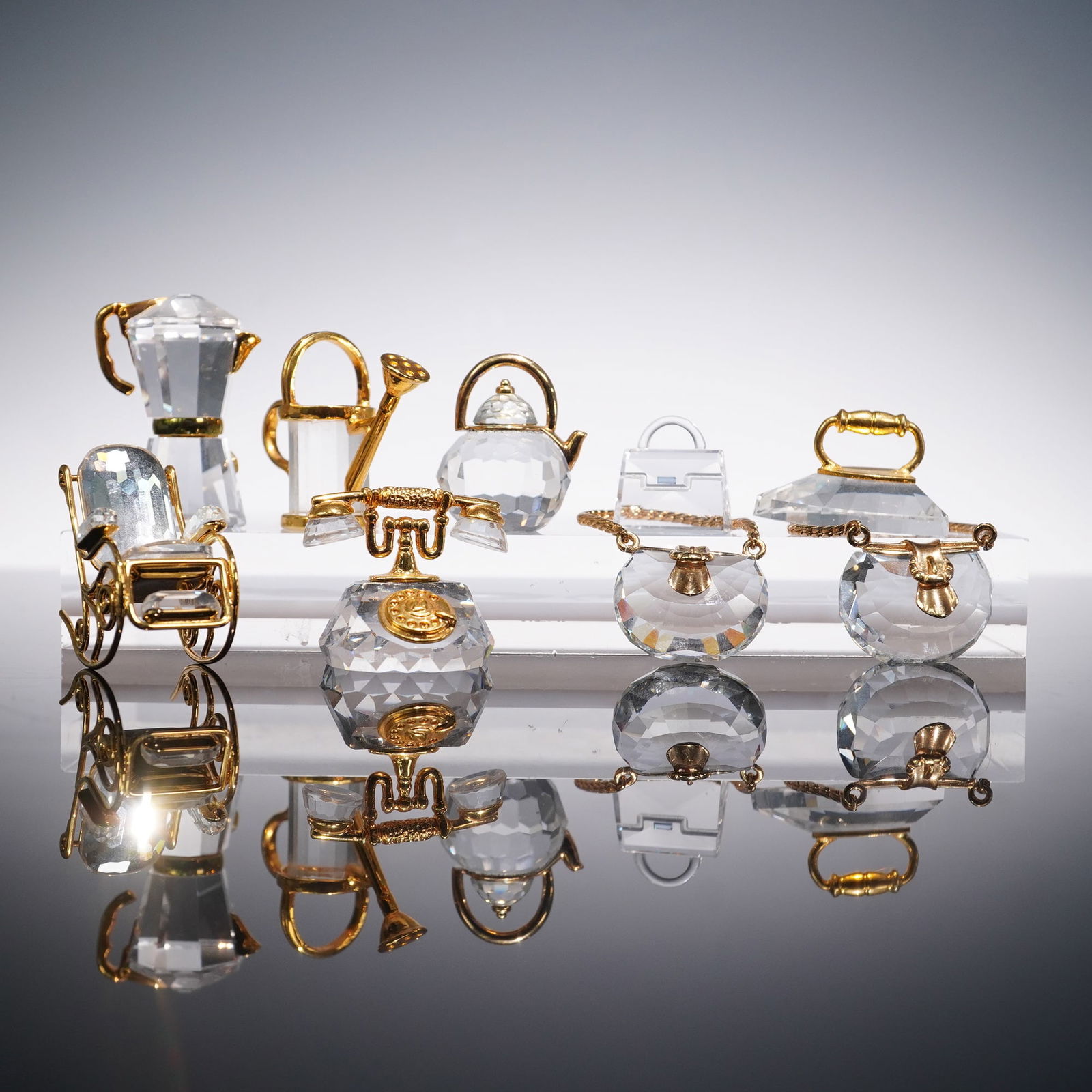 8pc Swarovski Crystal Memories Figurines (1 of 6)