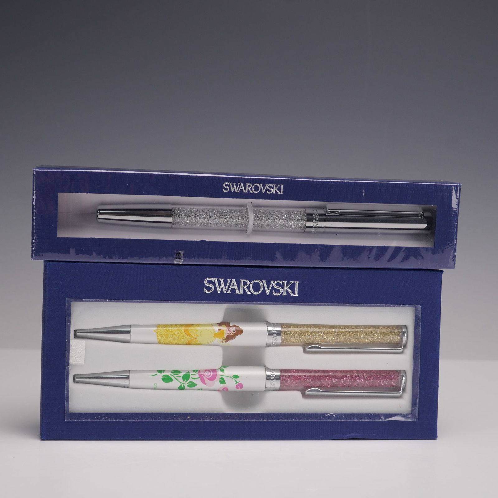 Sealed 2pc Swarovski Crystal Pens, Stardust and Disney Crystaline Lady (1 of 3)