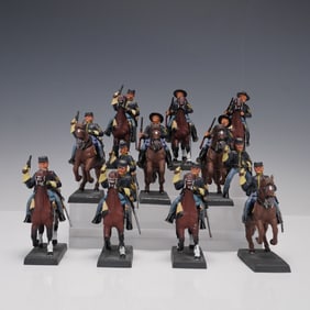 12pc Dea by Cassandra Mounted Cavalry Figures