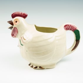 Shawnee Pottery Chanticleer Rooster Pitcher