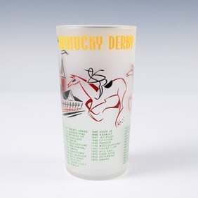 Vintage 1956 Kentucky Derby Mint Julep Glass
