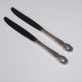 2pc International Sterling Silver Gorham Pattern Dinner Knives