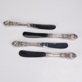 4pc International Silver Richelieu Dining Knife Set