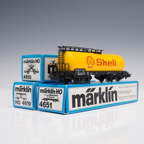 3pc Marklin HO Gauge Freight Cars