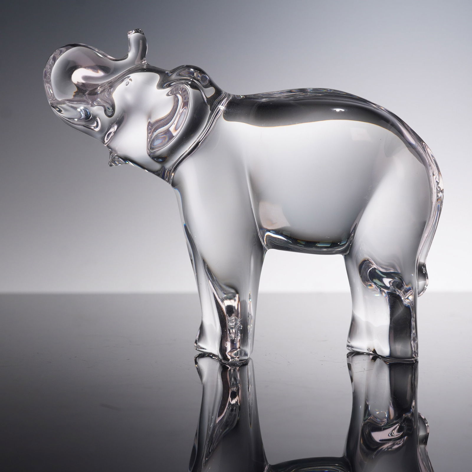 Baccarat Crystal Elephant Figurine (1 of 7)