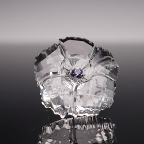 Swarovski Crystal Figurine, Amur Flower