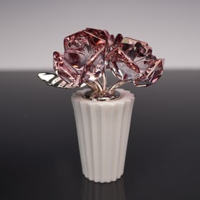 Swarovski Crystal Figurine, Rose Bouquet 5045565