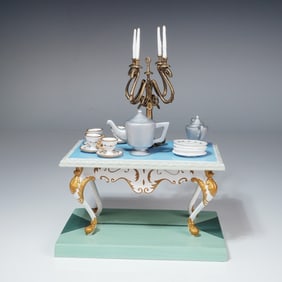 Walt Disney Classics Figurine, Lady Tremaine's Table from Cinderella
