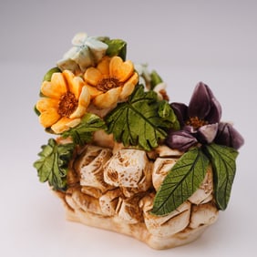 Harmony Kingdom Covered Box Figurine, Alpine Flower