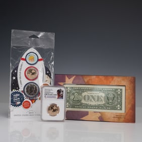 2 2019 U.S Mint Rocketship & 2019-S Rocketship Dollar