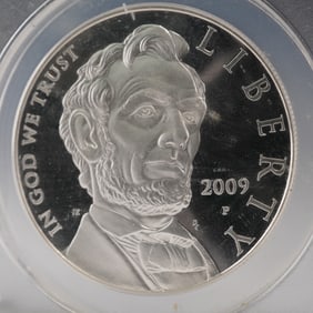 2009-P Lincoln Commemorative Dollar Coin ANACS graded PR 70 DCAM