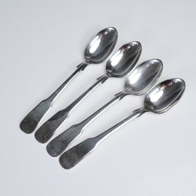 4pc International Sterling Silver Teaspoons, 1810 Pattern