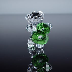 Swarovski Lovlots Crystal Kris Bear Figurine, Number Eight